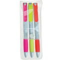 Deborah Recycled Ballpoint Pen & Highlighter Combo (3 Pack)